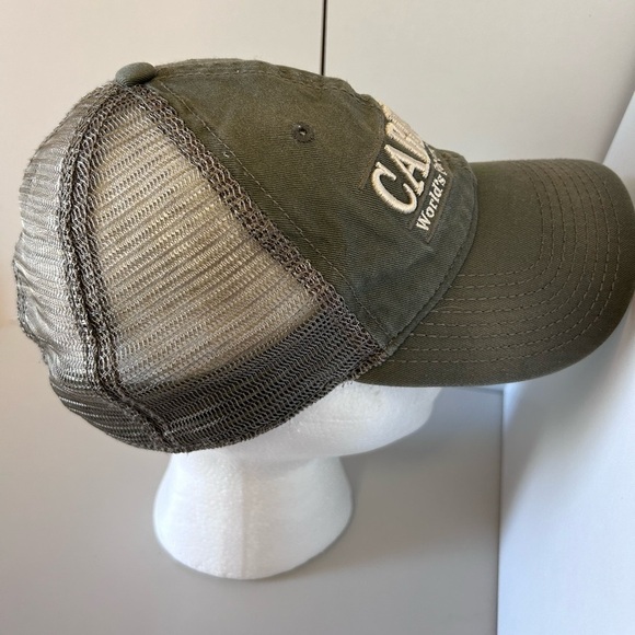 Cabela’s olive green adult trucker style snapback hat - Picture 4 of 5